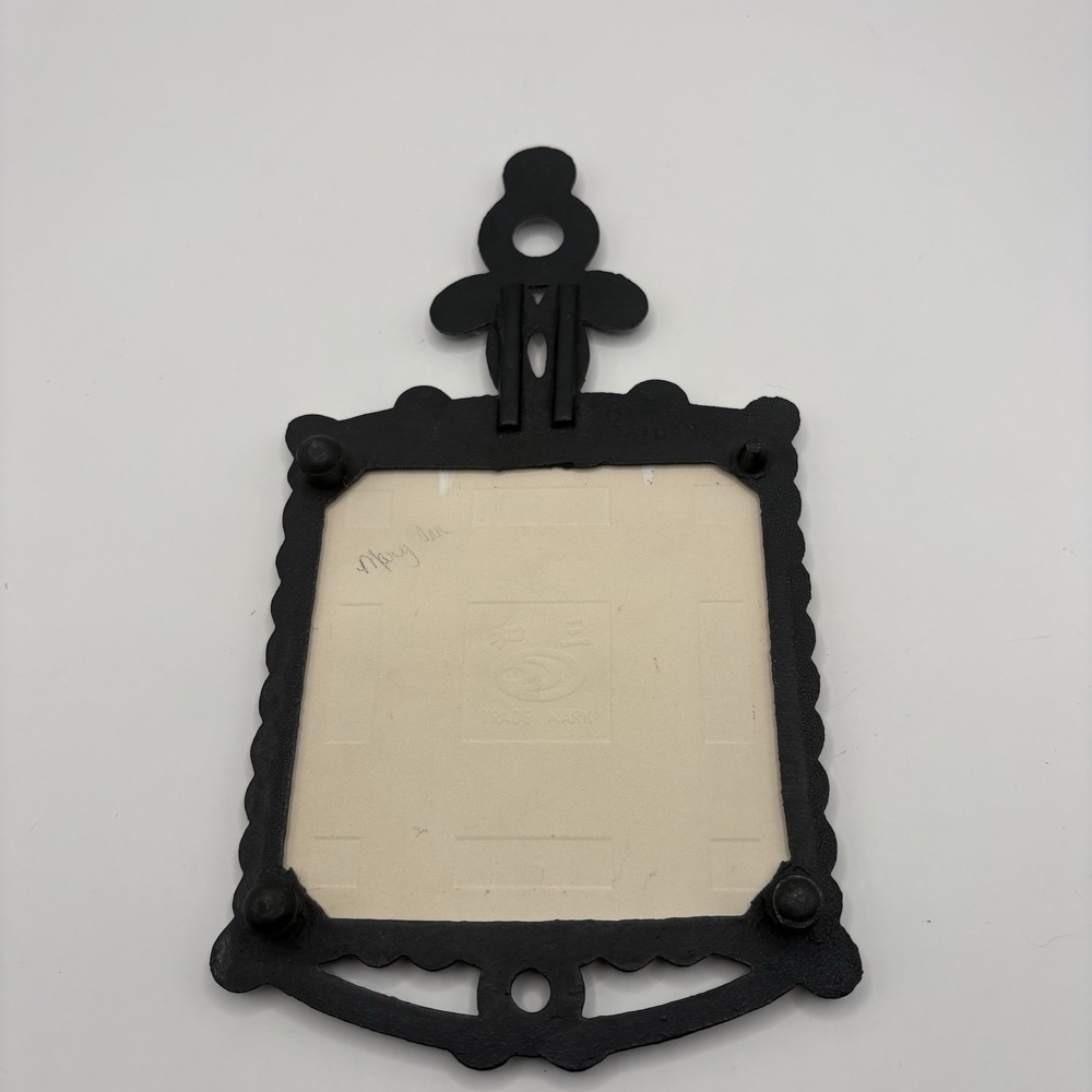 Vintage My Kitchen Prayer Tile Trivet on Cast Iron, Wall Hanging - Picture 3 of 4